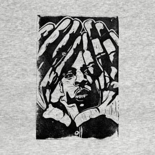 Jay-Z - Linoleum Block Print T-Shirt